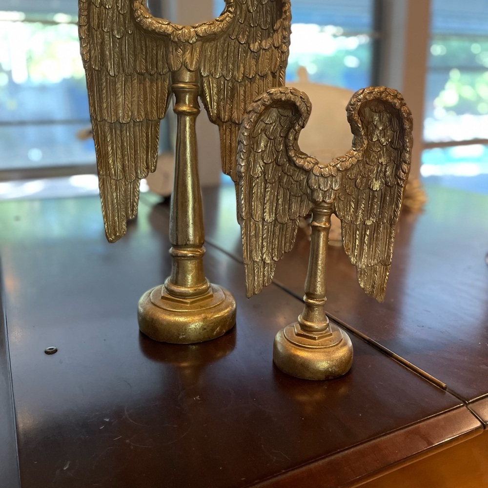 Gold Angel Winged Home Accents Set
